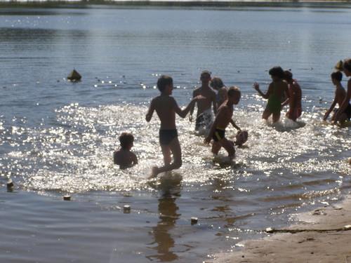 пляж лагеря Ласточка