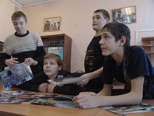 На занятии