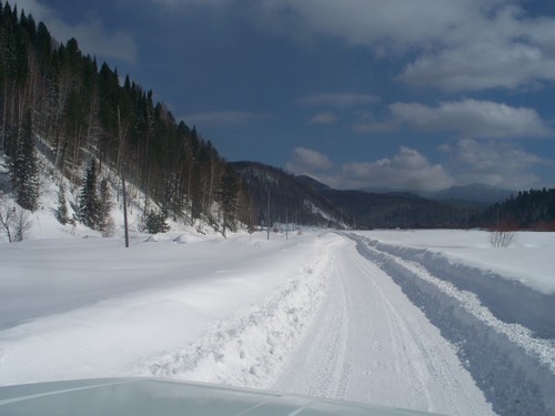 Дорога в Майск