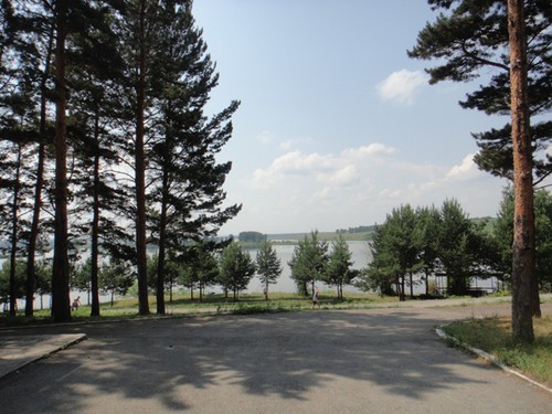 Дорога. Беловское море.
