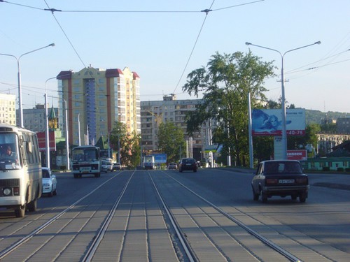 Городская дорога.