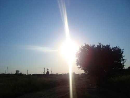 Смотрю на солнце