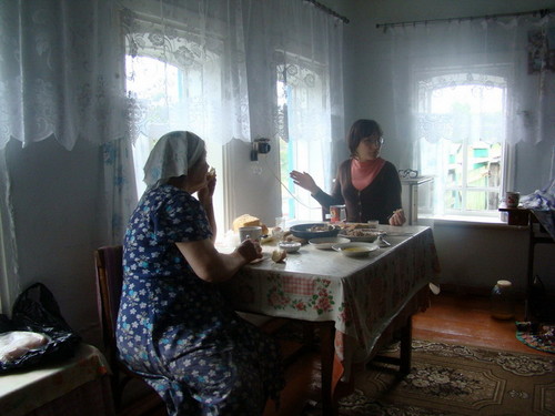 Городская внучка приехала