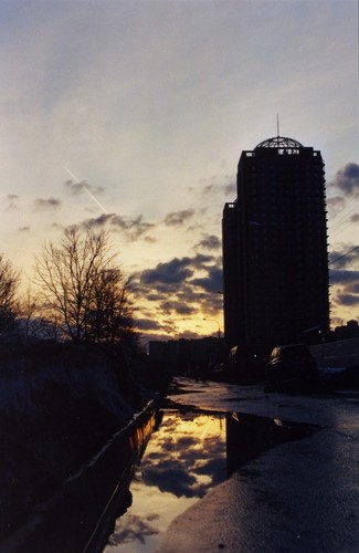 Городской закат
